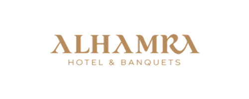 Alhamra Hotel and Banquets logo
